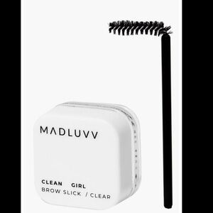 MADLUVV  CLEAN GIRL BROW SLICK GEL Set With Brush Retail $28 Vegan Cruelty Free